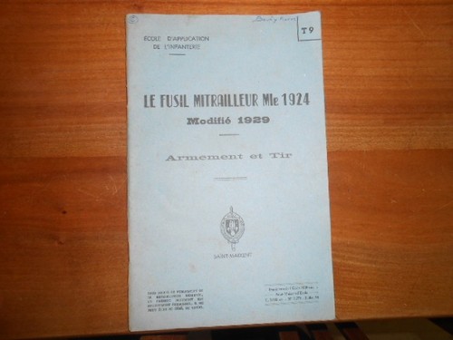 Fusil mitrailleur mle1924 - mitrailleur,