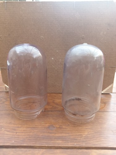Lot globe obus verre - 2,