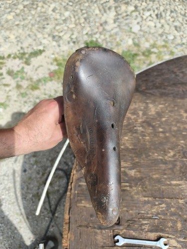 Selle vélo ancienne course - de,