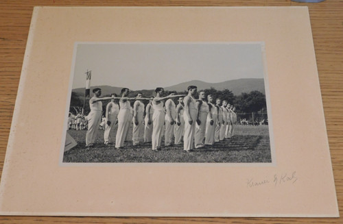 1940 ancien photo gymnastique - ancien,