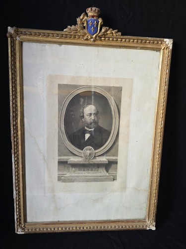 Gravure henri comte de - ,