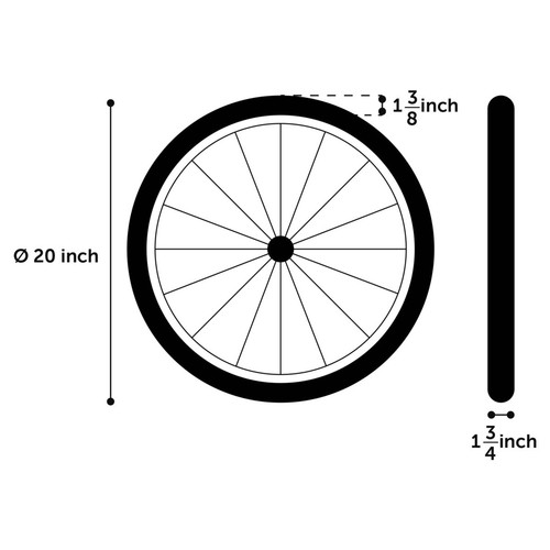 Flamingo roue pour remorque - roue,