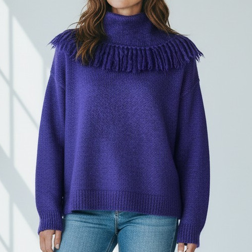 Mohair turtleneck sweater - mohair,