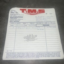 Ancienne Facture D’achat Equalizer Kenwood GE7030