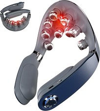 Neck Massager with Heat, SKG Foldable Cordless Deep Tissue Vibration Massager