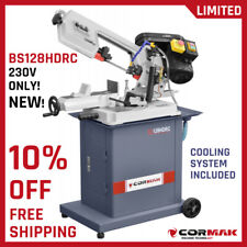 CORMAK BS128HDRC scie à ruban gravitaire pour metaux métal 230V 150mm 550W 