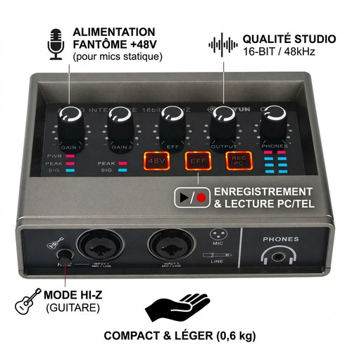Carte son externe - externe, usb