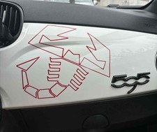 2x Stickers Fiat Abarth