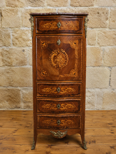 Secrétaire dame marqueté - secrétaire,