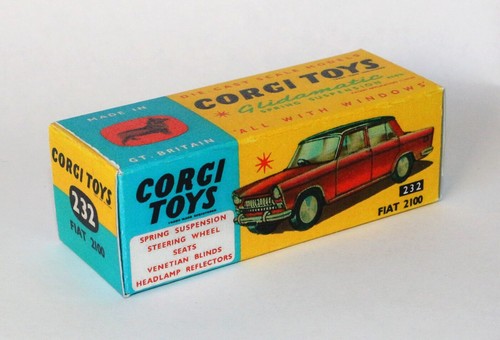Corgi toys boîte box repro