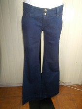 VINTAGE Pantalon jean bleu