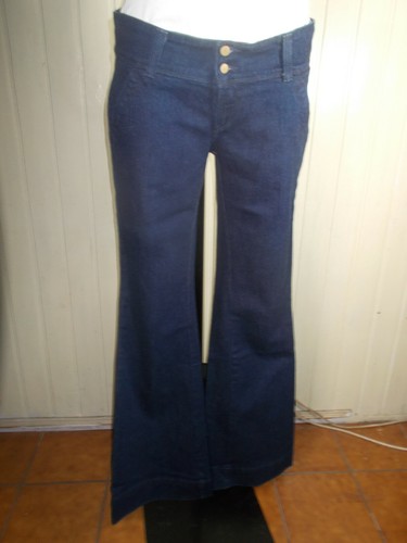 Vintage pantalon jean bleu - pantalon,