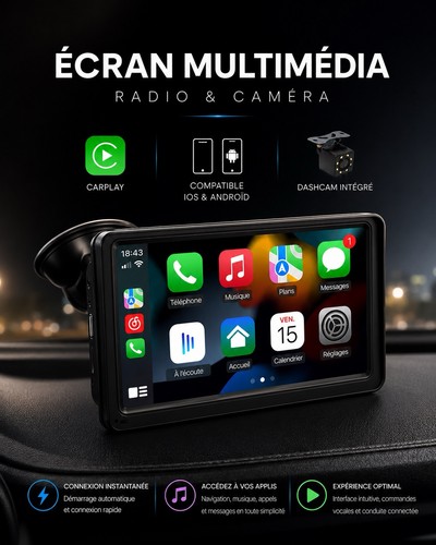 Carplay écran portable - carplay,