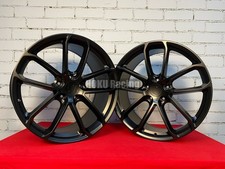 4X jantes alliage noir 22" 5X130 pour Porsche Cayenne E3 GT GTS COUPE