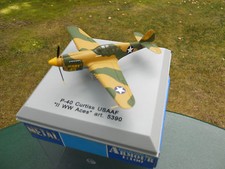 ARMOUR FRANKLIN MINT ARMOUR 1/100 AVION P-40 CURTIS USAAF II-WW-Aces MINT IN BOX