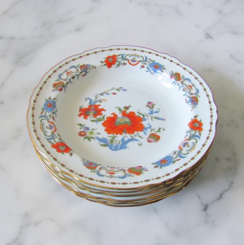 Assiettes creuses porcelaine - 6,