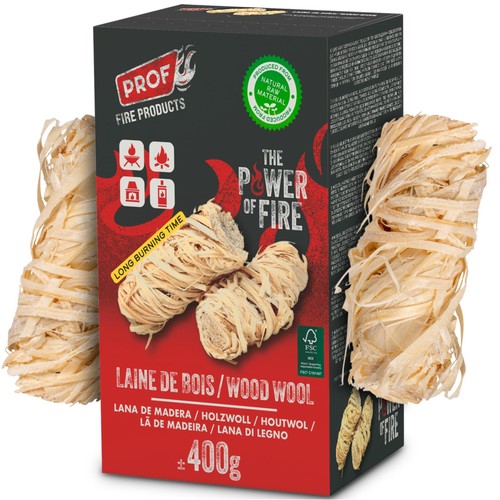 Rouleaux allume feu laine - allume-feu,,