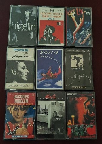 Jacques higelin lot k7 - higelin,