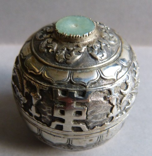Boite argent jade - boite,