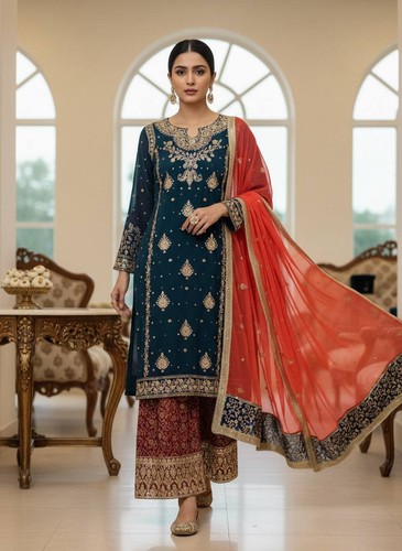 Rama robe salwar kameez - robe,