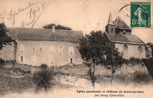 Cpa jours vaux côte - en, (côte