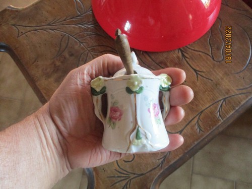 Ancien petit pot moutarde - petit,