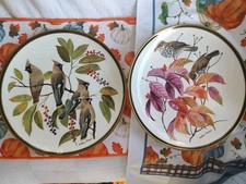 Vintage Franklin Porcelain Wedgwood Songbirds of The World Signed 1977