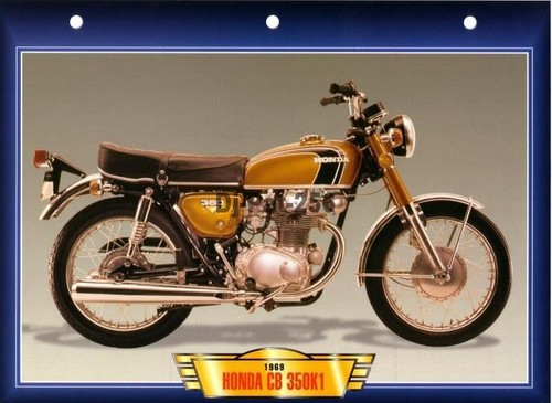Fiche moto honda 350 k1 - cb,
