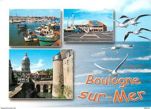 Carte postale boulogne - -,