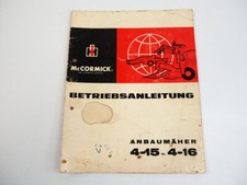 IHC Mc Cormick 323 423 523 624 User's Guide 4-15 4-16 Raiser 1966