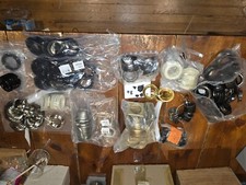 LOT DE 344 OEILLETS  RIDEAUX + 344 RONDELLES POUR PRESSE MANUELLE