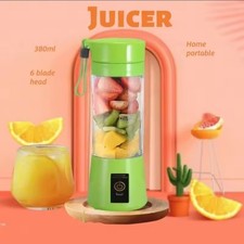 Mixeur Portable Rechargeable Micro-USB – Mini Blender Smoothie Fruits 6 Lames