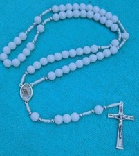 Chapelet blanc cadeau chapelet