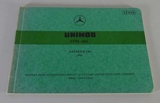 Image catalogue/parts catalogue Mercedes Benz Unimog 406 status 1964 edition B
