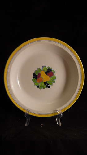 Plat rond creux faience - , boch