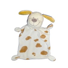 Doudou plat chien blanc -