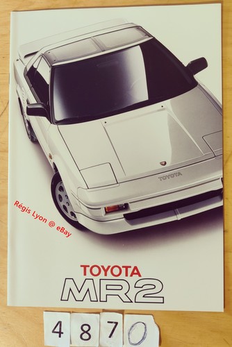 Toyota mr2 brochure suisse - brochure,