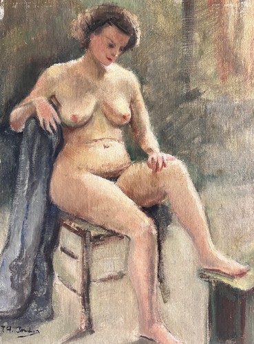Huile sur panneau - huile, carton