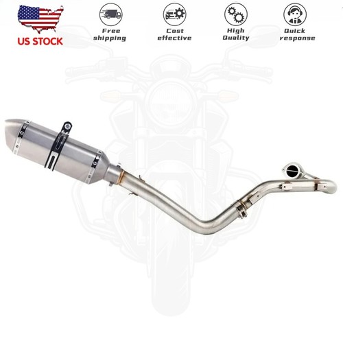 Full system silvery exhaust - system,