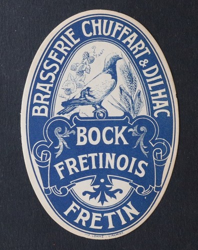 Old label bock fretinois - old,