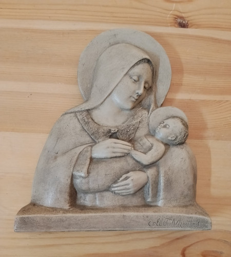 Vierge enfant signée - l'enfant,