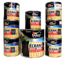 Lot Peinture Bois DULUX VALENTINE  "Gris foncé RAL 7015" 2L + 7 X 0,5L