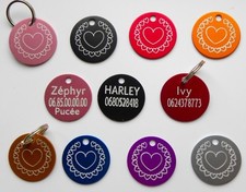 Médaille COEUR gravée pour