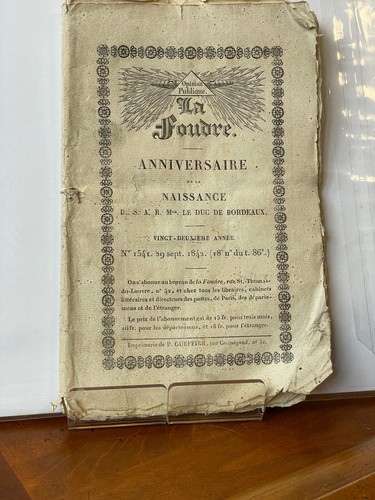 Foudre journal des - la,