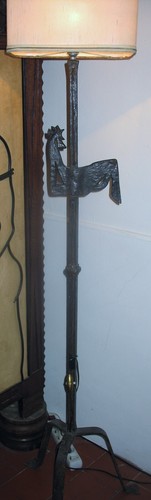 Lampadaire fer forgé jean - lampadaire,