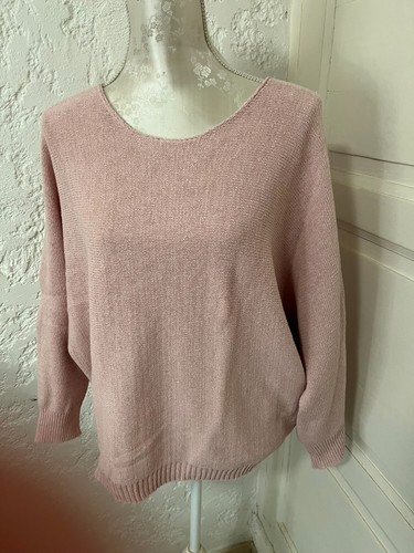 Pull rose manches chauve