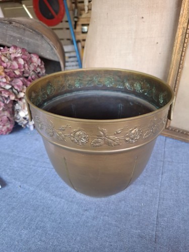 Cache pot cuivre laiton - cache, en