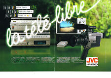 ADVERTISEMENT 1983 JVC HI-FI VIDEO VCR Cassettes (2 pag
