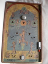 Très rare flipper : Pinball (billard)  Spirou / Robbedoes  (Franquin) - (1958)