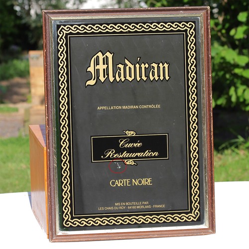 Grand miroir publicitaire